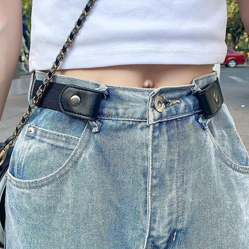 Product Introduction of เข็มขัดยางยืด ไร้รอยต่อและไร้ร่องรอย เรียบง่ายและสะดวก เข็มขัดยางยืด ปรับได้และอเนกประสงค์ ตกแต่งเอว สำหรับผู้หญิง 473115 37