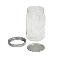 Gambar AZKO Picas 950 Ml Stoples Kaca Toples Jar Wadah Makanan Food Container - Regular Mouth dari AZKO ID Kota Administrasi Jakarta Timur 5 Tokopedia