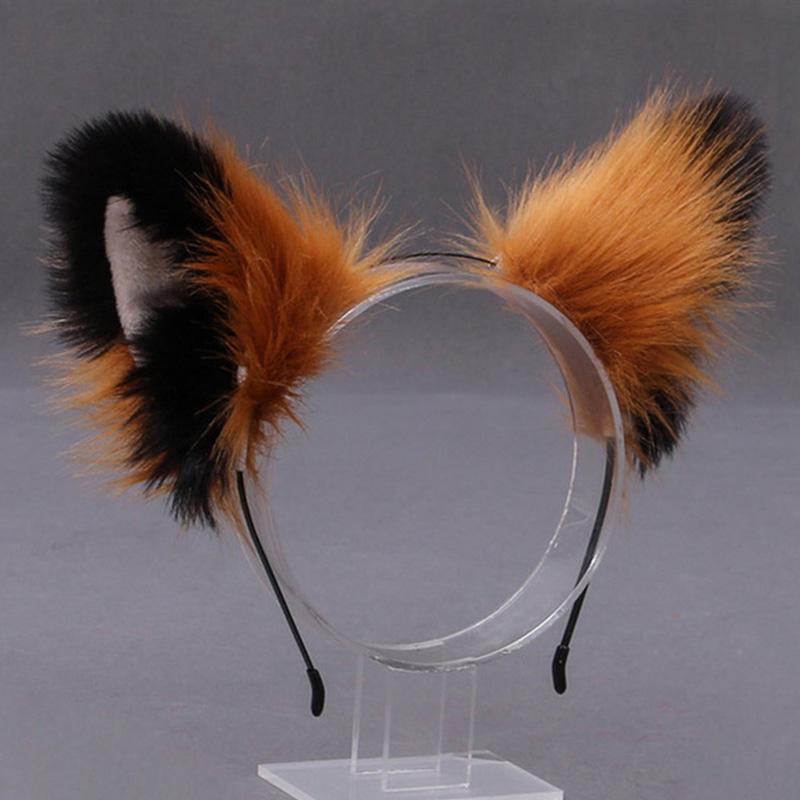 Product Introduction of Fashion Fox Cat Ear Hair Band Popular Plush Cat Ear Headband Black White Soft Hairband with Bells Costume Cosplay Masquerade-Party Hair Accessories For Women Girls 28