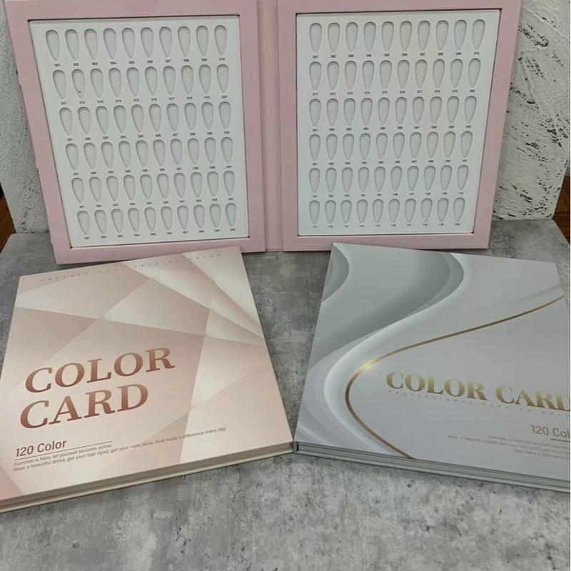 Sổ bảng mẫu nail 120 nail nhiều màu 0