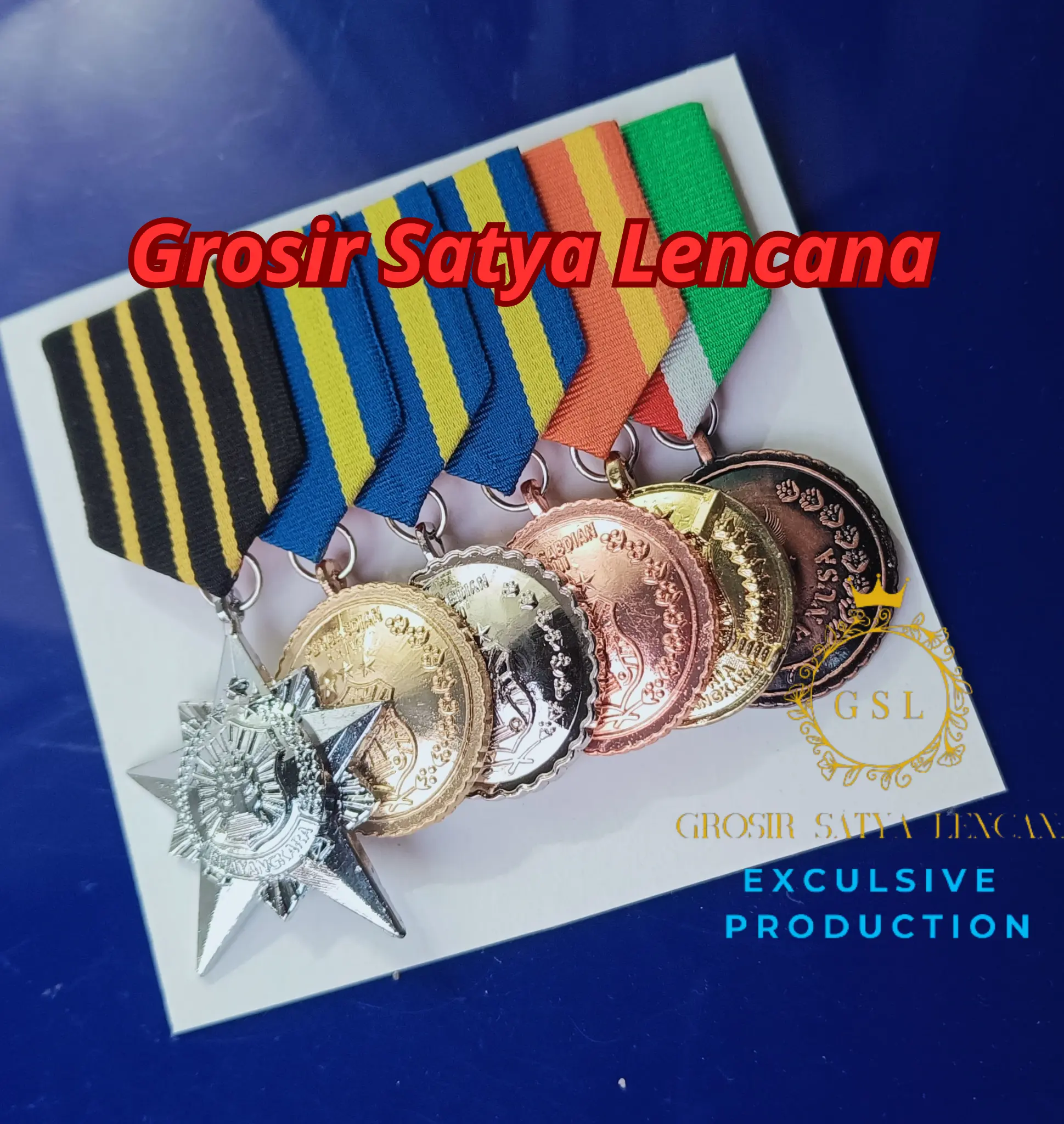Medali Nararya 24 16 8 Tahun Ksatria Bhayangkara Dharmanusa - Satya Lencana