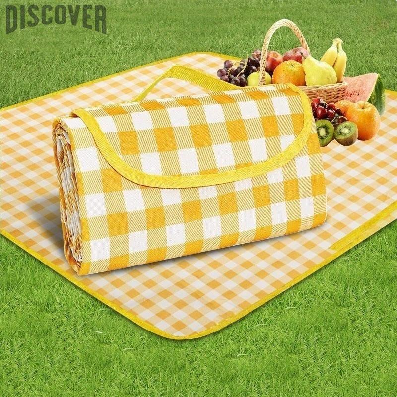 [Chất Lượng Cao] Thảm Picnic, Bạt Trải Dã Ngoại Chính Hãng , Chống Nước, Nhiều Màu Da Kích Thước Có Túi Gấp Gọn Camping 1