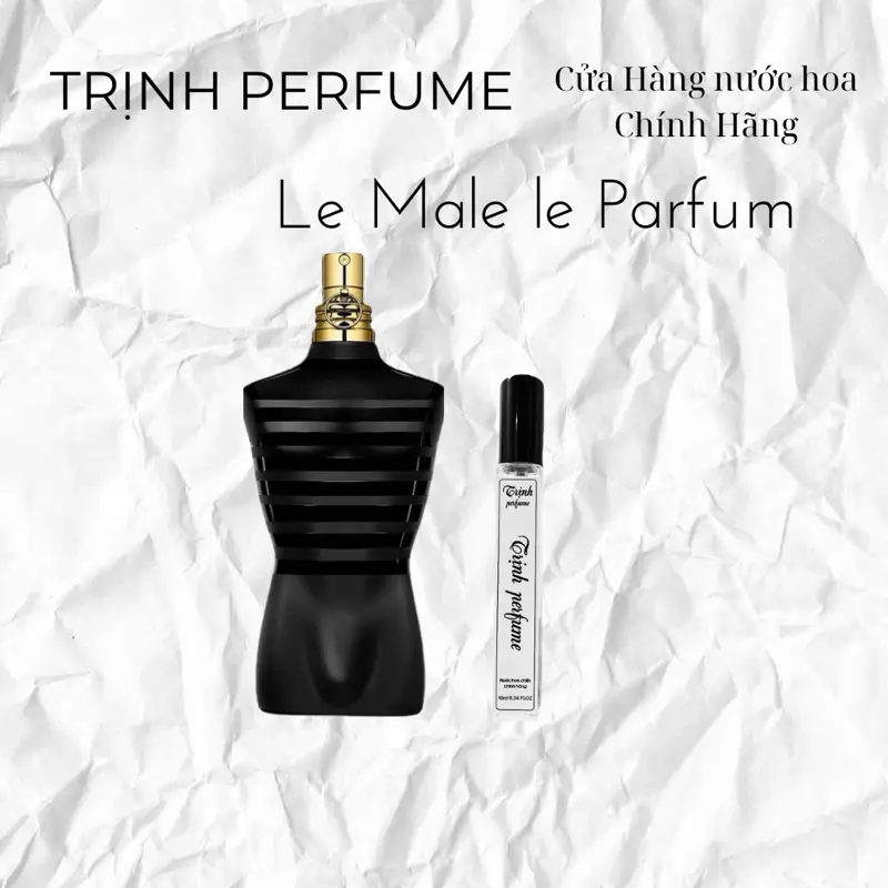 Nước Hoa(10ml)Le male Le Parfum nam Perfume Cosmetic Xịt Thơm 0