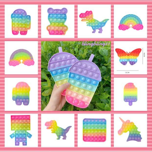 Đồ chơi giải trí thông minh Pop It 2022, giảm căng thẳng hiệu quả cho người lớn, trẻ em