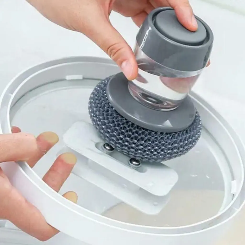Dụng Cụ Cọ Xoong Nồi kèm Bình Xịt Thông Minh Siêu Tiện Lợi , Cọ Rửa Xoong Nồi rửa bát đa năng Có Bình Chứa Nước Rửa chén Làm Sạch Bọt Biển bùi nhùi miếng