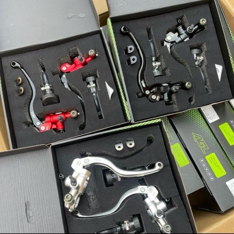   Tặng dầu  Tay phanh AGL hàng CNC bình dầu rời độ phanh đĩa xe điện   giá 1 cặp  