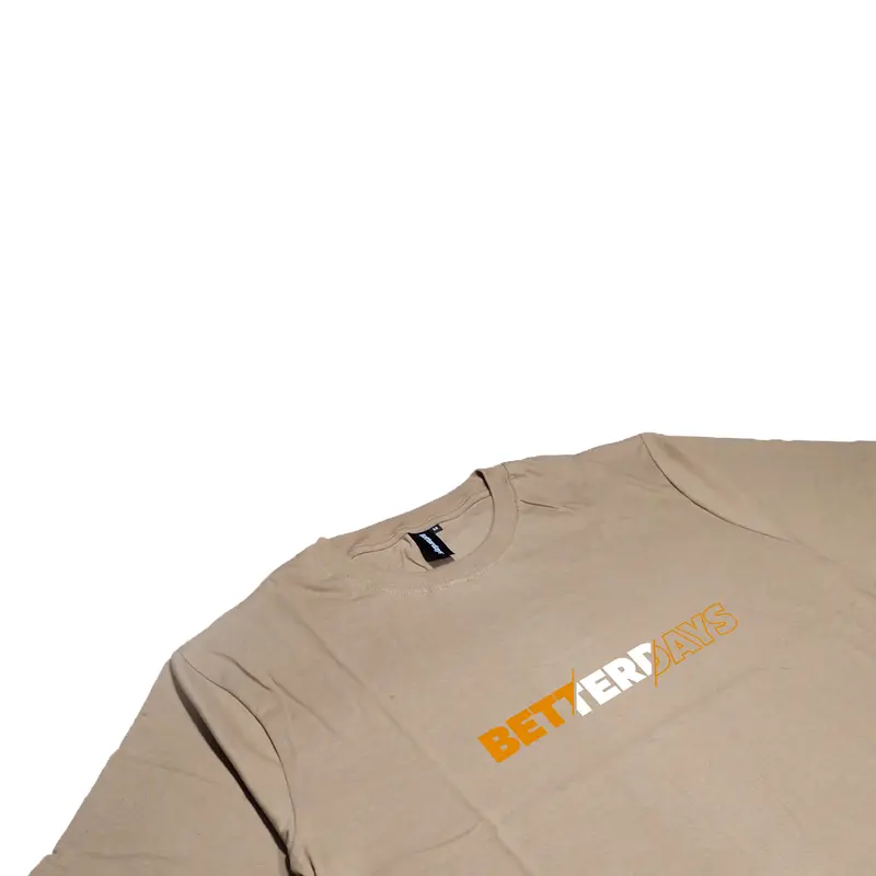 Betterdays T-shirt SLICER Basic Combed Kaos Sablon Katun Pria Hitam Polos Baju 7