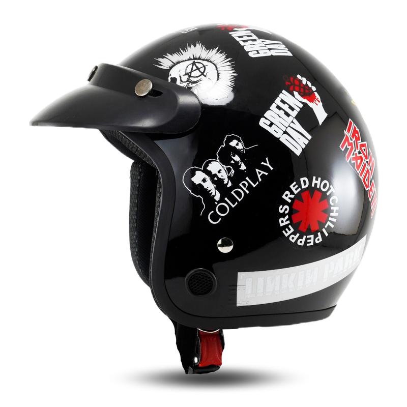 Product Introduction of helm bogo dewasa Helm SNi karakter Lucu kekinian Kaca Motorcycle 23