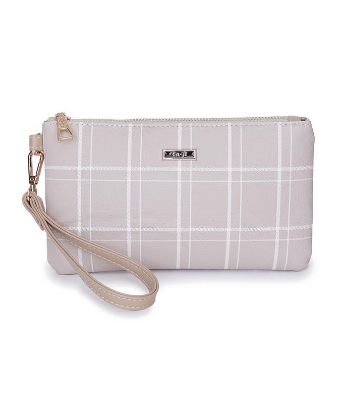 En-Ji Pouch Bag Wanita Eun Pouch - Khaki 1