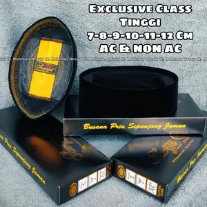 Peci Hitam Dewasa Surya Mas Garut Tinggi 7 8 9 10 Cm Songkok Kopiah Nasional