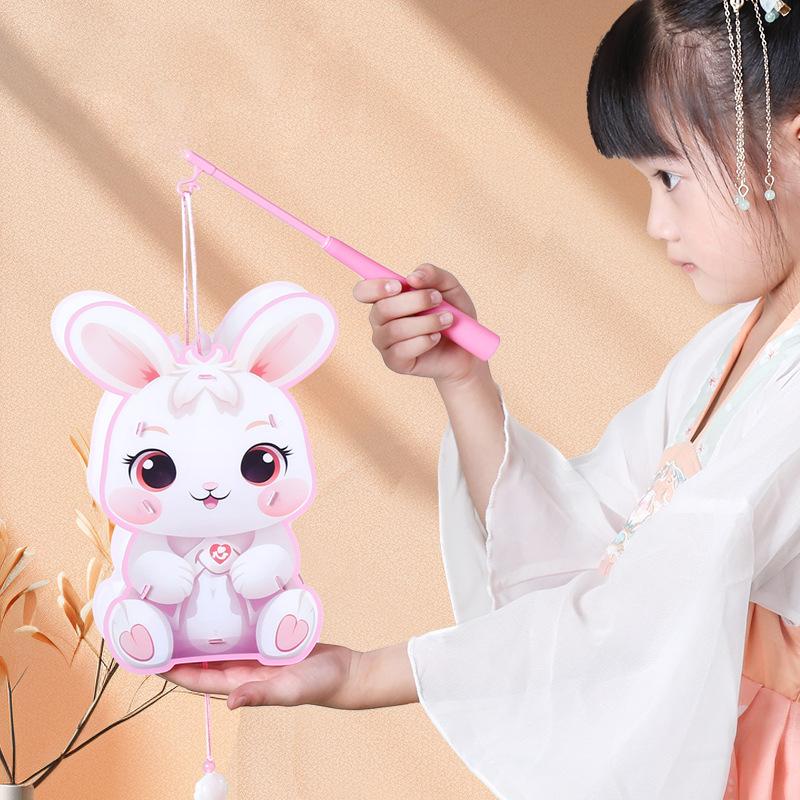 [BÁN CHẠY 2025] Lồng Đèn Trung Thu Thỏ Ngọc Kèm PIN, Đa Dạng Mẫu Mã Có Cầm Tay, Có LED Bằng Meca Chống Thấm Cho Bé Hàng Trend 2025