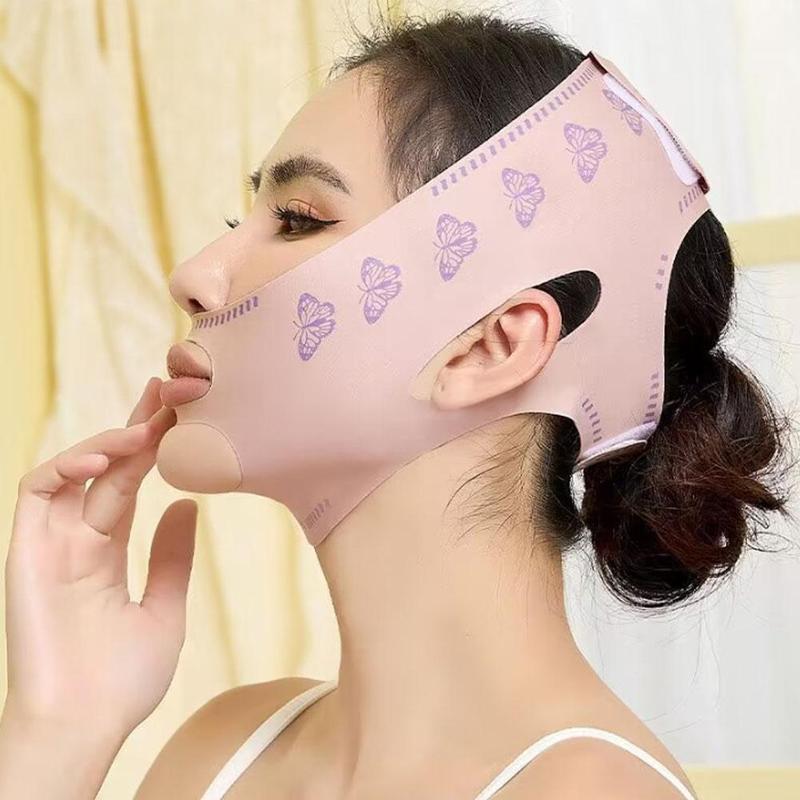 Product Introduction of Breathable V Face Band Cheek Lift Up Face Mask Face V Shaped Face Lifting Mask Skincare Tools 34