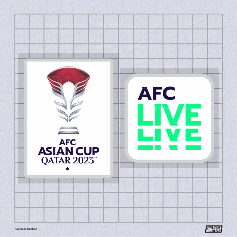 PATCH AFC ASIAN CUP QATAR 2023 + AFC LIVE 1