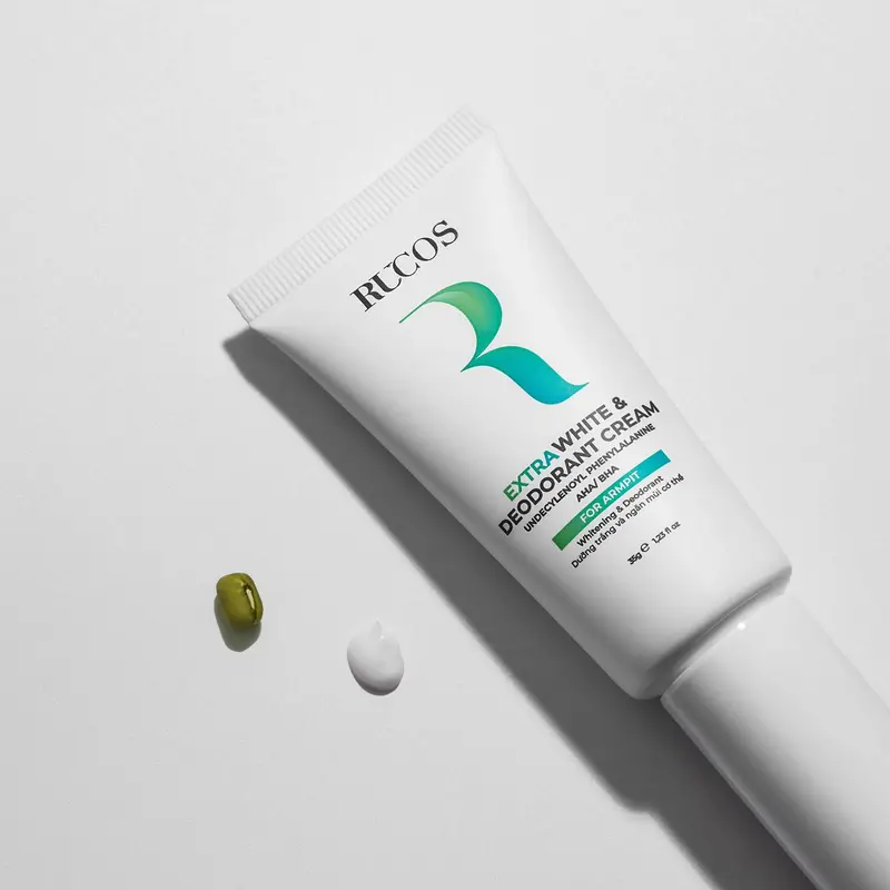 Extra White & Deodorant Cream - Kem dưỡng vùng da dưới cánh tay 35g - Rucos kem nách ngăn mùi cơ thể 3