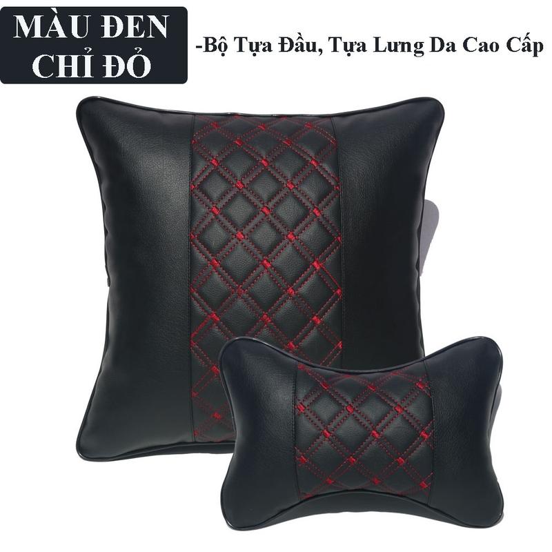 Gối Tựa Đầu Ô Tô Và Tựa Lưng Ô Tô Chất Liệu Da Cao Cấp Chống Đau Mỏi Cổ Vai Gáy Tạo Cảm Giác Thoải Mái Khi Lái Xe T08 Nội Thất 5