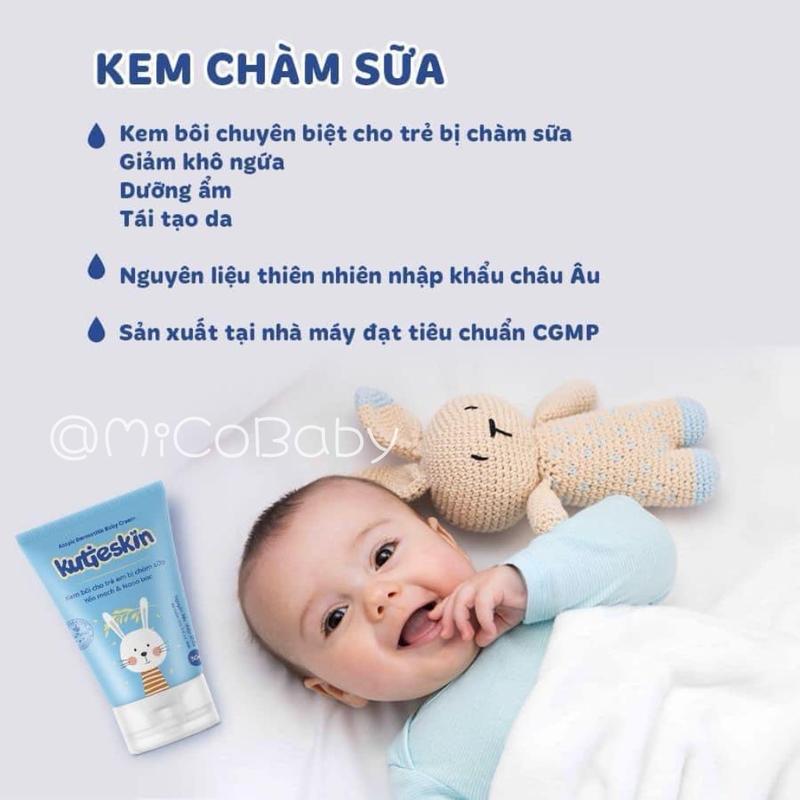 Kem bôi cho trẻ bị chàm sữa Kutieskin 30g Chính Hãng, an toàn cho bé từ sơ sinh kuti eskin 3