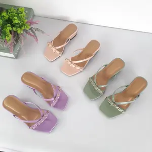 TheMoon.Store RASYA Sandal Sepatu Hill Anak Permpuan Umur 6-10 Th Sendal Sepatu Hak anak Perempuan 3 cm Hels Pesta Anak Motif Rantai Fashion Kaki