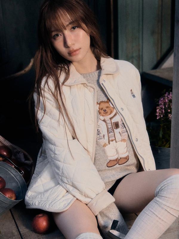 [WHOAU x Hòa Minzy] WHOAU Áo len nữ Steve Premium Jacquard Sweater_WHKAE4T11U Hoodie Top