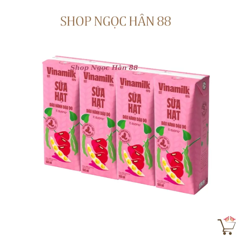 Sữa Hạt Óc Chó/Hạnh Nhân Vinamilk vỉ 4 hộp x 180ml 3