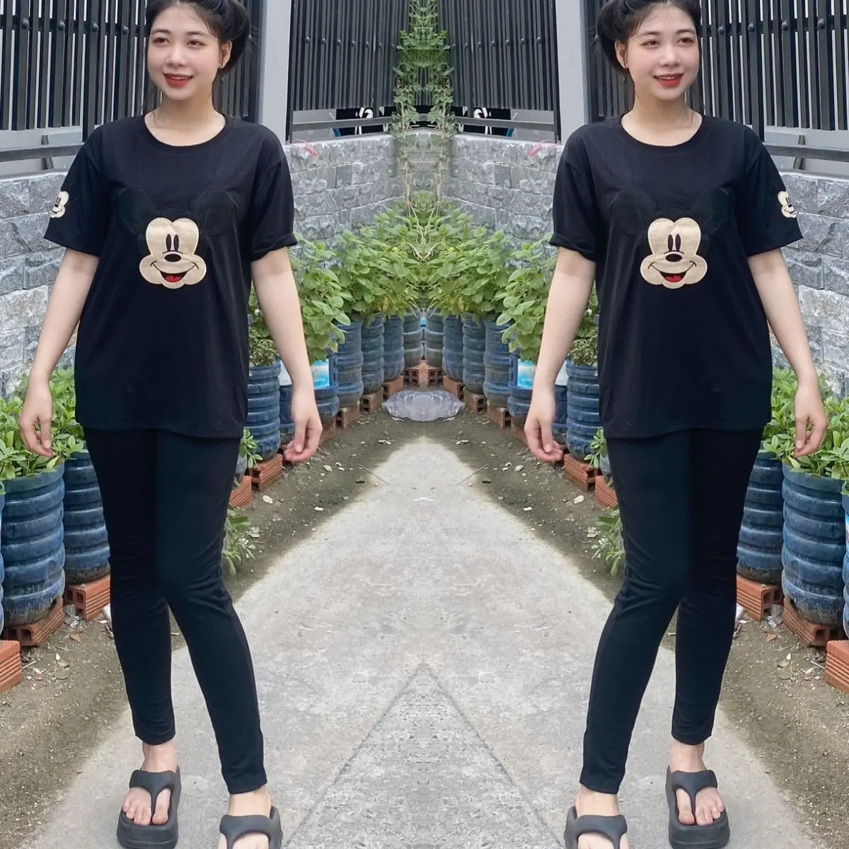 Đồ Bộ Nữ Bigsize mặc nhà Quần Dài  ESHOP Đồ bộ mặc nhà nữ thun cotton đẹp dễ thương giá rẻ mặc đi chơi ngủ thoải mái Áo Top Quần Ngủ