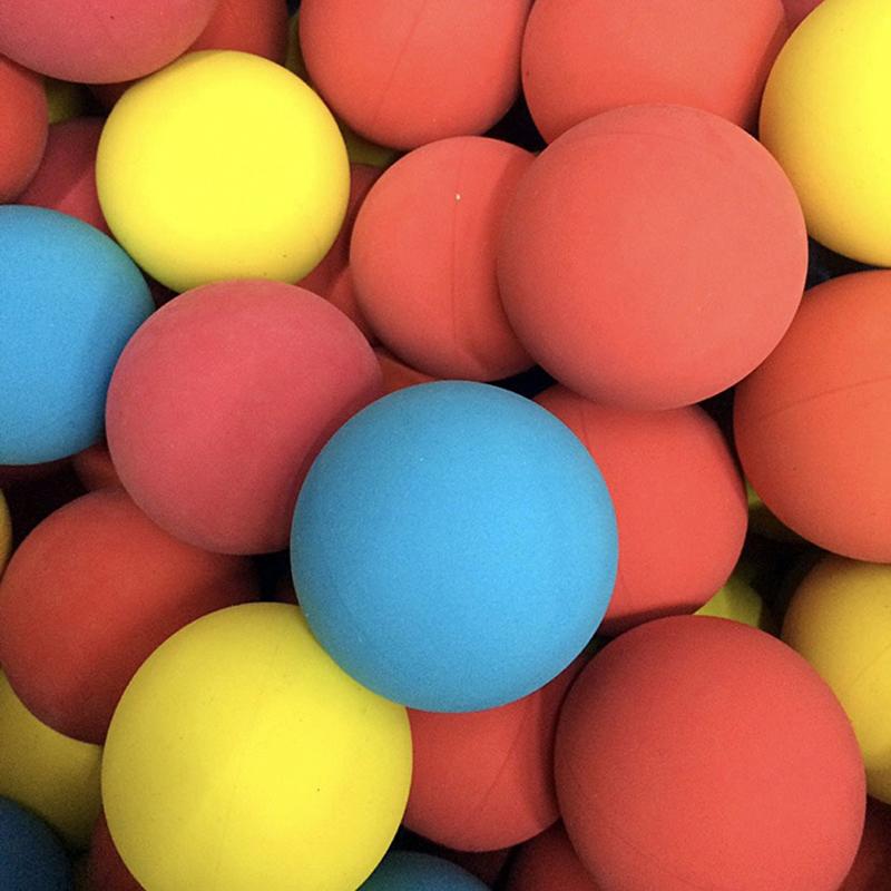 Product Introduction of 5.5cm Racquetball Squash Low Speed Rubber Hollow Ball Training Competition Ball 19