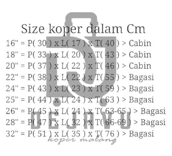 Koper Polo Jeep Fiber 20 Inch Kuat Roda Pelindung Karet | Dejavu Koper Malang