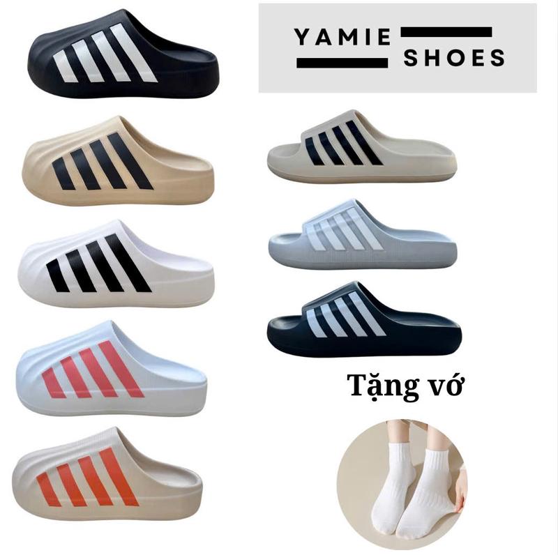 [ TẶNG VỚ ] Dép sục A nâng đế Nam Nữ đúc EVA - chống trơn trượt - giày nam nữ thể thao phong cách - HỖ TRỢ ĐỔI SIZE