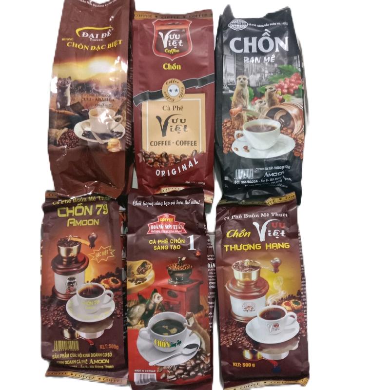Combo 6 gói cà phê chồn 79 + sáng tạo 1 + thượng hạng + ban mê + ưu việt nâu + đặc biệt 3kg