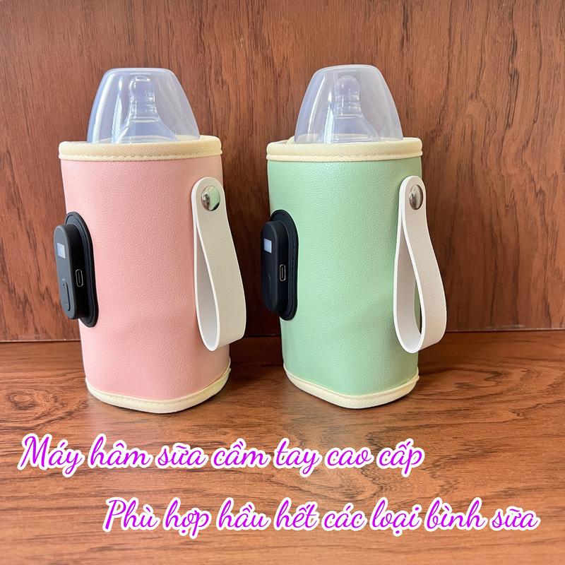 Túi ủ sữa (Máy hâm sữa cầm tay) di động cao cấp cắm sạc USB tiện lợi.