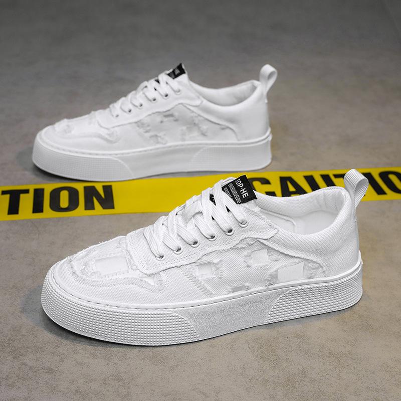 Giày thể thao nam, vải thoáng khí, đế caosu Hot Mã 28 Sneaker Shoes Đế Bằng 2