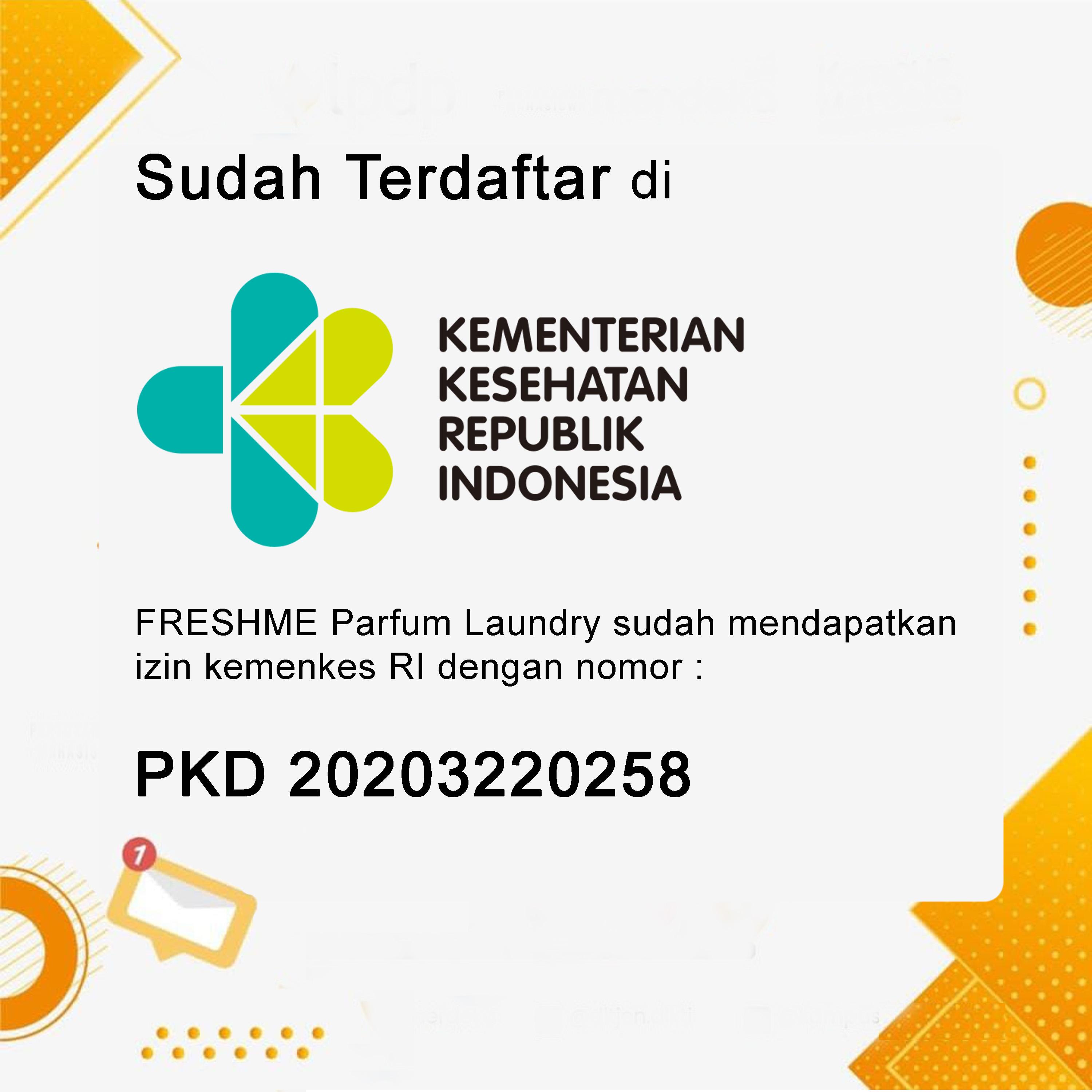 Parfum Laundry Freshme Wangi Tahan Lama Kemasan 1 Liter | Pengharum Pakaian Murah