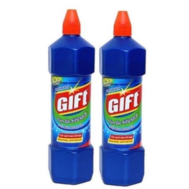 Nước tẩy rửa bồn cầu tẩy toilet nhà tắm nhà vệ sinh chai 600ml và 900ml đậm đặc siêu sạch Làm Sạch