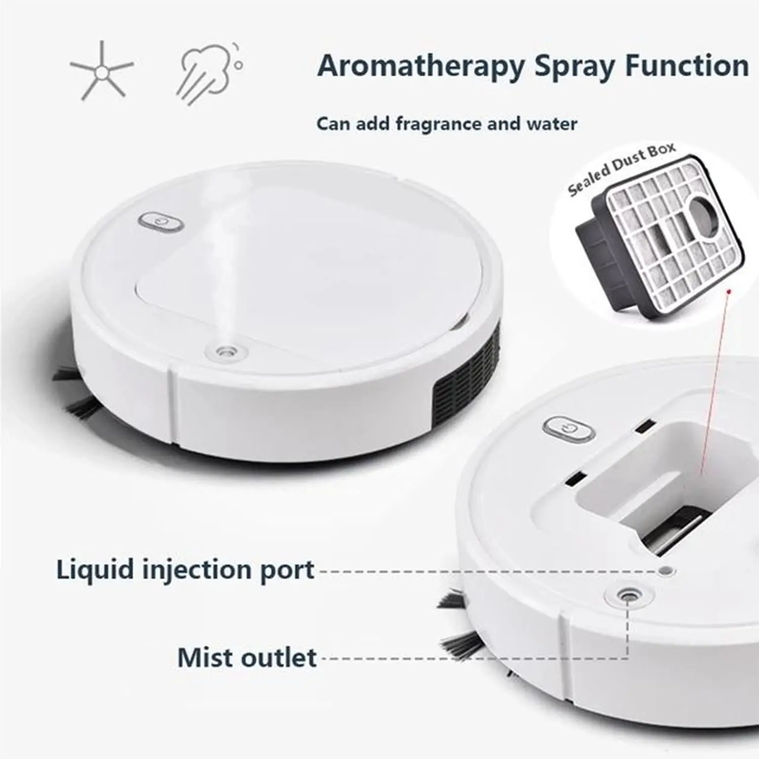 IS28 IS25 Smart Robot Vacuum Cleaner Small Household Appliance 3in1 Charging Cleaning Machine Automatic Dry Wet Sweeping Battery Light
