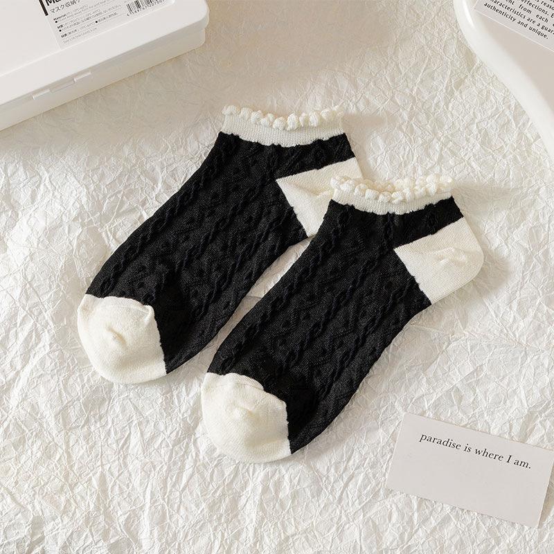 Product Introduction of Women Casual Plain Basic Socks 18