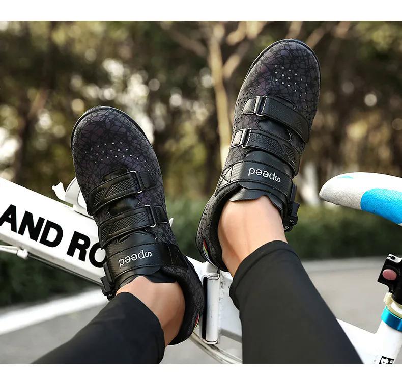 Product Introduction of Men cycling shoes speed self-locking MTB shoes man road bike shoes bicycle racing sneakers triathlon sapatitilha Ciclismo MTB size 36-47 37