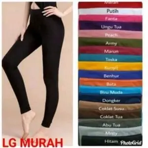 PROMO Legging Spandek Jersey panjang standart/Legging Panjang  Spandex/Celana Legging Wanita Melar  Elastis Nyaman Lembut