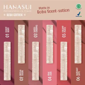 Hanasui Mattedorable Lip Cream Boba Edition - 02 Brown Sugar
