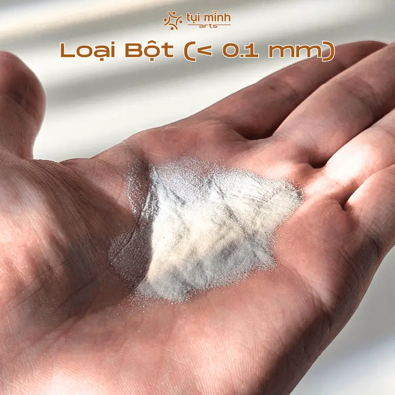 Cát Thạch Anh Trắng, Cát Vẽ Tranh, Cát Mịn, Siêu Mịn, Bột Cát Vẽ Tranh Cát Nổi, Gói 100g 200g 4