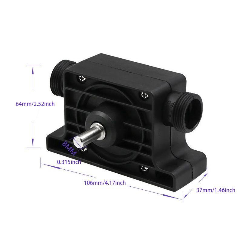 Micro Hand Drill Pump, 1 Count Manual Self-priming Pump, Portable Water Pump, Centrifugal Pump, Suitable for Home Fish Tank, Car, Garden 1