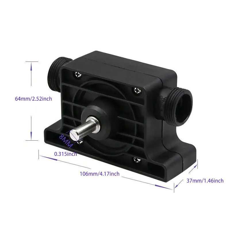 Micro Hand Drill Pump, 1 Count Manual Self-priming Pump, Portable Water Pump, Centrifugal Pump, Suitable for Home Fish Tank, Car, Garden 1