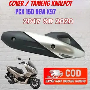 cover tutup pelindung knalpot honda pcx 150 lokal k97 best quality