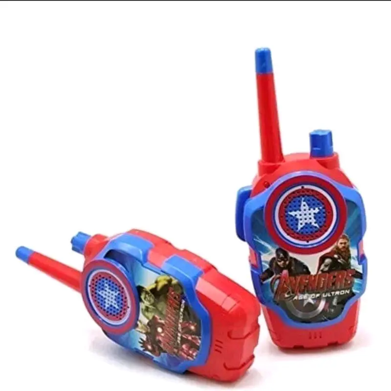 Mainan anak HT walkoe talkie karakter kapten amerika/mainan anak cewek cowok murah 2