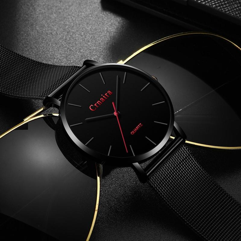 Đồng hồ nam CRNAIRA dây nhuyễn mỏng 5mm chính hãng TẶNG KHĂN LAU, HỘP ĐỒNG HỒ, PIN ĐỒNG HỒ DỰ PHÒNG ( SỐ LƯỢNG QUÀ TẶNG CÓ HẠN )
