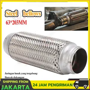 Flexible Knalpot 63*203MM CANTER PS136HDX PS135 PS100 PS120 EMPLUNG Ukuran 2.5in x 8in Bisa BUNYI NGIIIRR