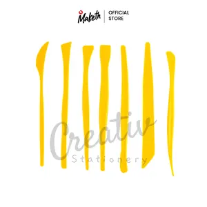 Maketh Clay Knife Tools Pisau Ukir Tanah Liat Set 7 CT-S7