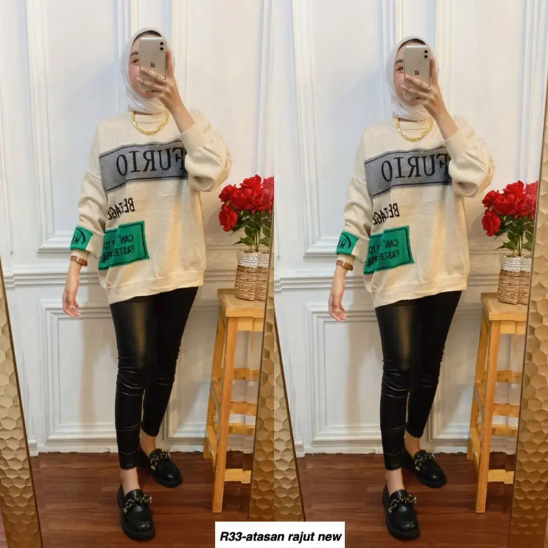 R33 - Atasan Rajut New 3W 2