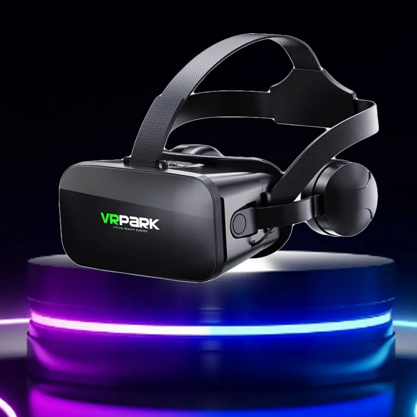 VRPARK Box Virtual Reality VR Glasses Headset with Headphone - J20