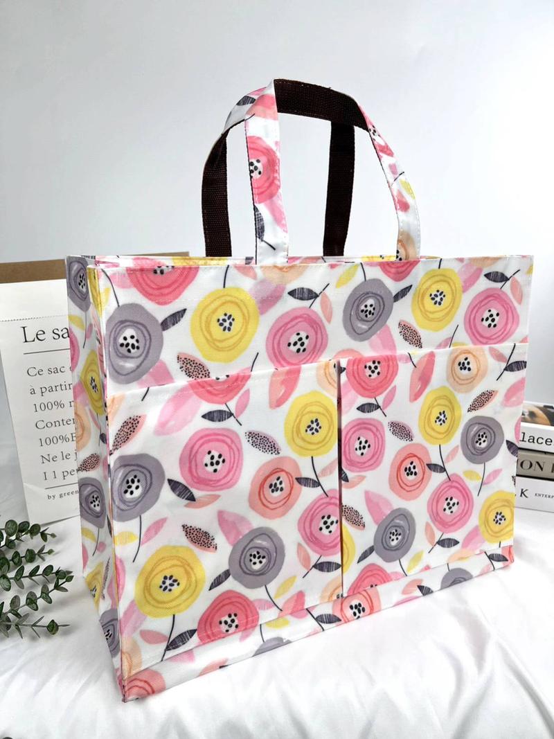 Product Introduction of กระเป๋าผ้าเคลือบกันน้ำ ทรงใหญ่ กว้าง 16" สูง 12.5" หนา 7.5" ใส่เสื้อผ้าได้ 5-6 ชุด กันน้ำ มีซิป 4