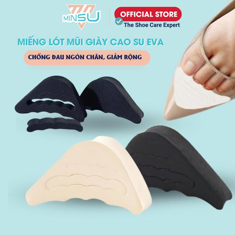 Miếng Lót Mũi Giày Cao Su EVA Siêu Nhẹ MINSU M5505 Đệm Êm Thoải Mái Chống Đau Ngón Chân Giảm Bị Rộng Cho Nữ