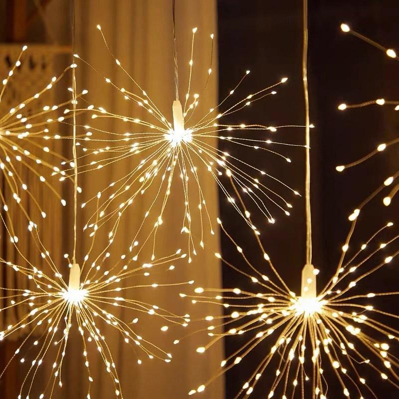 Đèn Led bóng nháy màu vàng và nhiều màu treo cây trang trí Tết decor nhà cửa